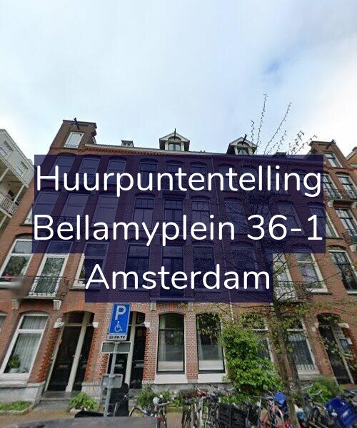 Foto gevel Huurpuntentelling voor Bellamyplein 36-1, Amsterdam