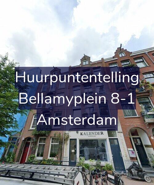 Foto gevel Huurpuntentelling voor Bellamyplein 8-1, Amsterdam