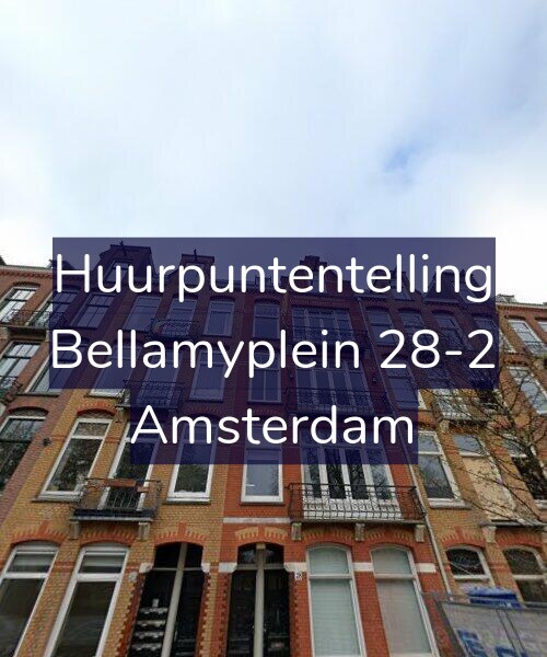 Foto gevel Huurpuntentelling voor Bellamyplein 28-2, Amsterdam