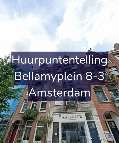 Foto gevel Huurpuntentelling voor Bellamyplein 8-3, Amsterdam