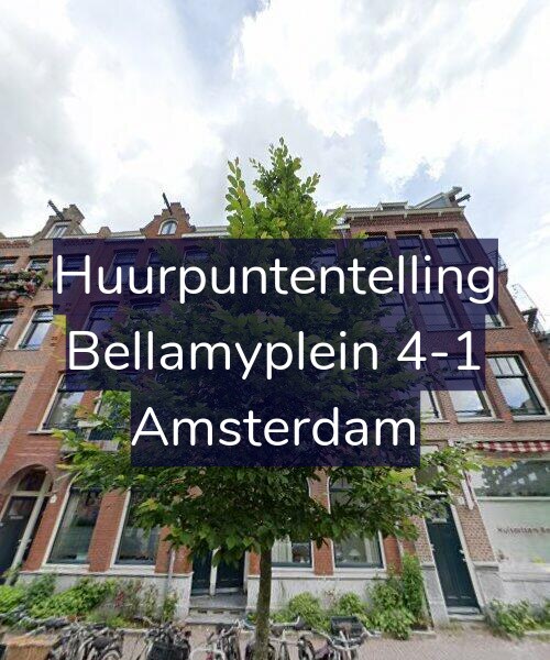Foto gevel Huurpuntentelling voor Bellamyplein 4-1, Amsterdam