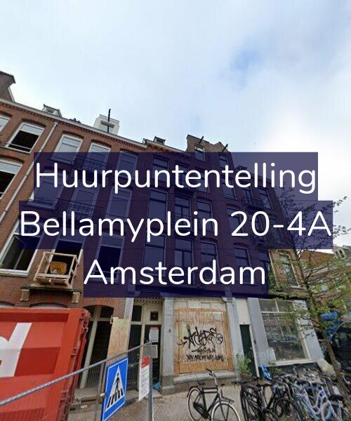 Foto gevel Huurpuntentelling voor Bellamyplein 20-4A, Amsterdam