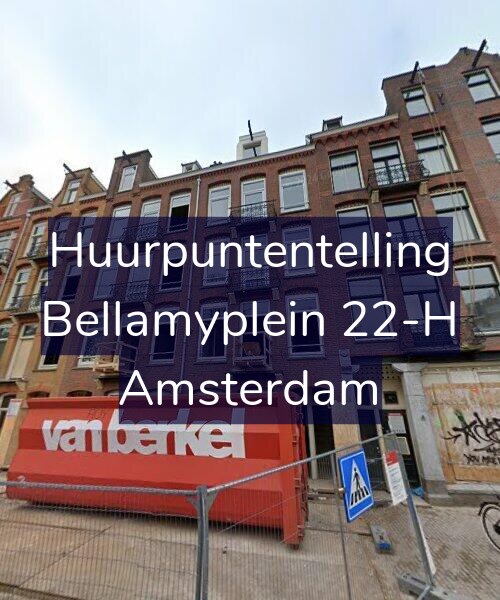 Foto gevel Huurpuntentelling voor Bellamyplein 22-H, Amsterdam