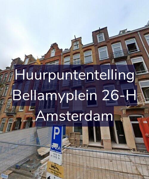Foto gevel Huurpuntentelling voor Bellamyplein 26-H, Amsterdam