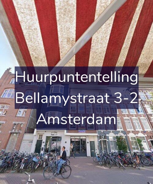 Foto gevel Huurpuntentelling voor Bellamystraat 3-2, Amsterdam