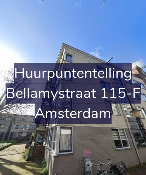 Foto gevel Huurpuntentelling voor Bellamystraat 115-F, Amsterdam