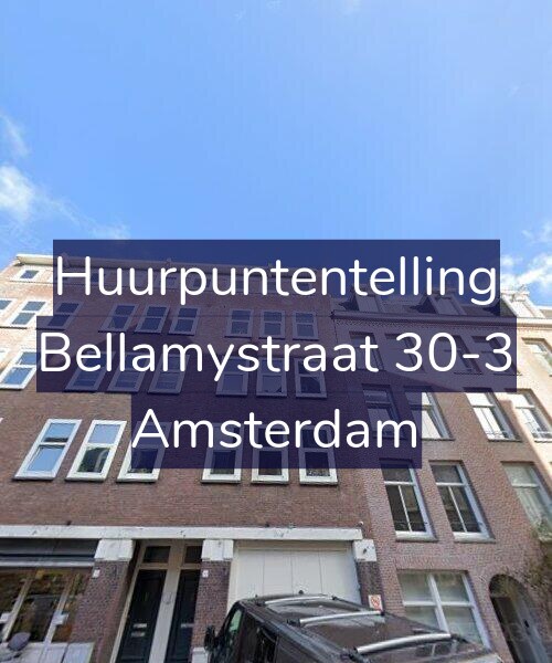 Foto gevel Huurpuntentelling voor Bellamystraat 30-3, Amsterdam