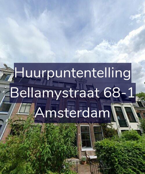 Foto gevel Huurpuntentelling voor Bellamystraat 68-1, Amsterdam