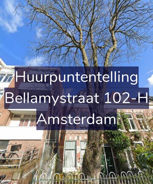 Foto gevel Huurpuntentelling voor Bellamystraat 102-H, Amsterdam