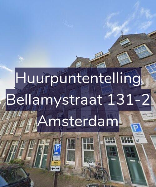 Foto gevel Huurpuntentelling voor Bellamystraat 131-2, Amsterdam