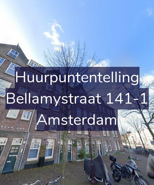 Foto gevel Huurpuntentelling voor Bellamystraat 141-1, Amsterdam