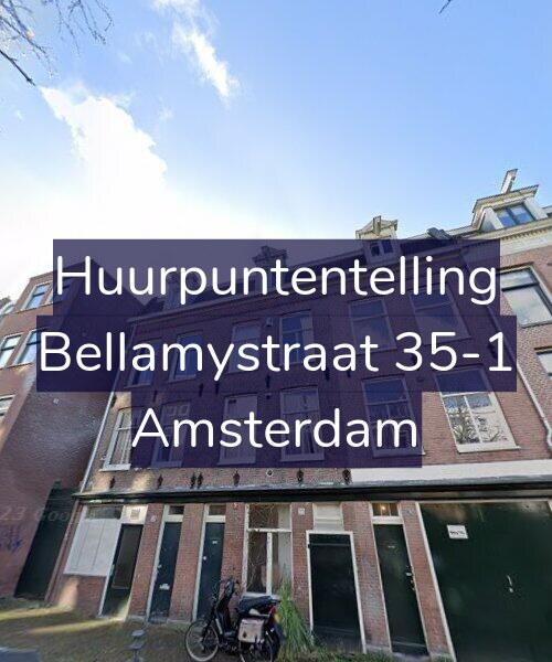 Foto gevel Huurpuntentelling voor Bellamystraat 35-1, Amsterdam