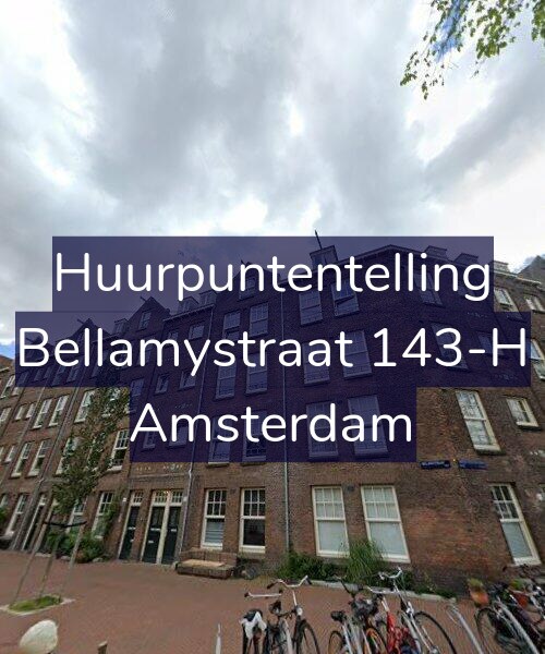Foto gevel Huurpuntentelling voor Bellamystraat 143-H, Amsterdam