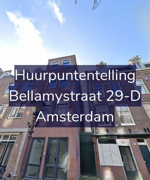 Foto gevel Huurpuntentelling voor Bellamystraat 29-D, Amsterdam