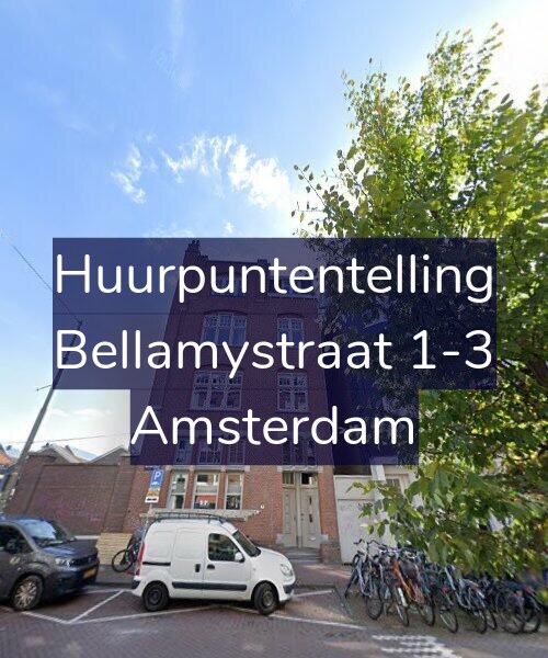 Foto gevel Huurpuntentelling voor Bellamystraat 1-3, Amsterdam