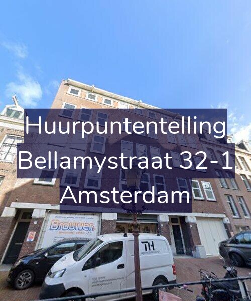Foto gevel Huurpuntentelling voor Bellamystraat 32-1, Amsterdam