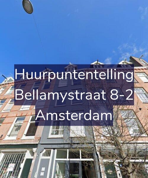Foto gevel Huurpuntentelling voor Bellamystraat 8-2, Amsterdam