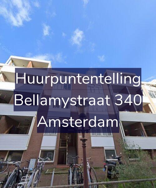 Foto gevel Huurpuntentelling voor Bellamystraat 340, Amsterdam