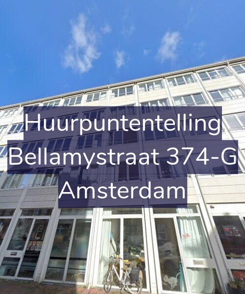 Foto gevel Huurpuntentelling voor Bellamystraat 374-G, Amsterdam