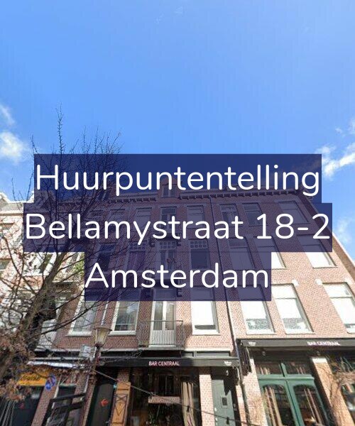 Foto gevel Huurpuntentelling voor Bellamystraat 18-2, Amsterdam