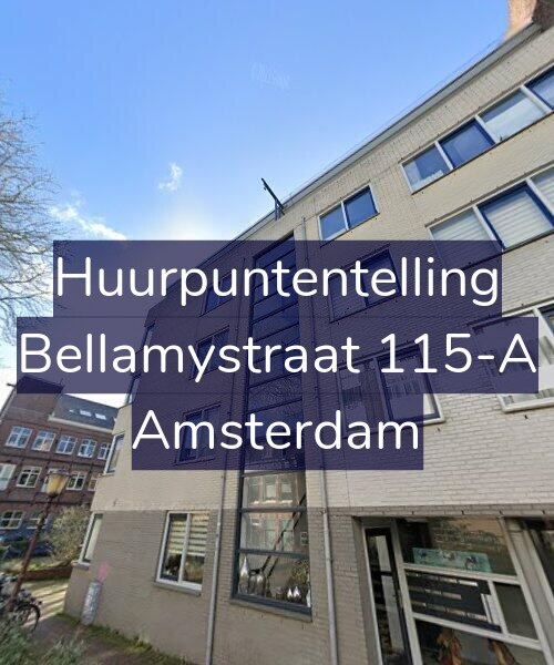 Foto gevel Huurpuntentelling voor Bellamystraat 115-A, Amsterdam