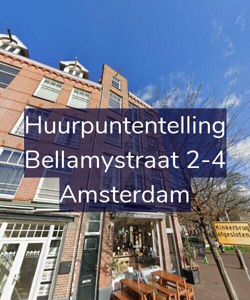 Foto gevel Huurpuntentelling voor Bellamystraat 2-4, Amsterdam