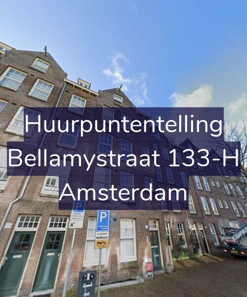 Foto gevel Huurpuntentelling voor Bellamystraat 133-H, Amsterdam