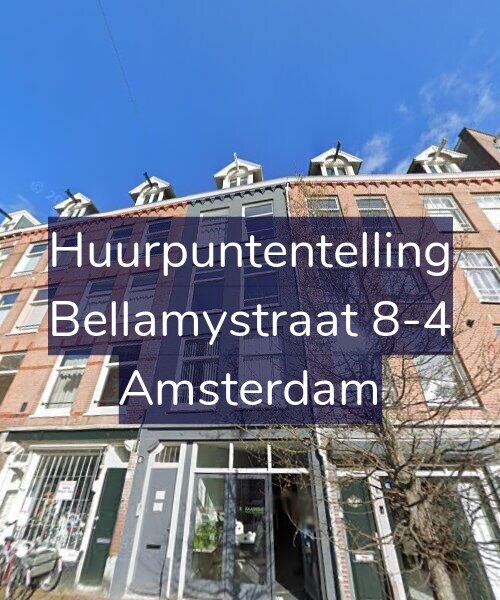 Foto gevel Huurpuntentelling voor Bellamystraat 8-4, Amsterdam