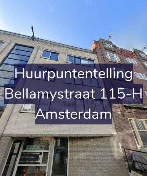 Foto gevel Huurpuntentelling voor Bellamystraat 115-H, Amsterdam