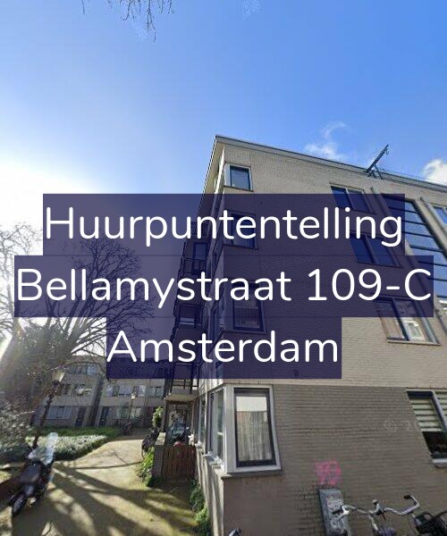 Foto gevel Huurpuntentelling voor Bellamystraat 109-C, Amsterdam