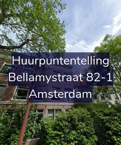 Foto gevel Huurpuntentelling voor Bellamystraat 82-1, Amsterdam