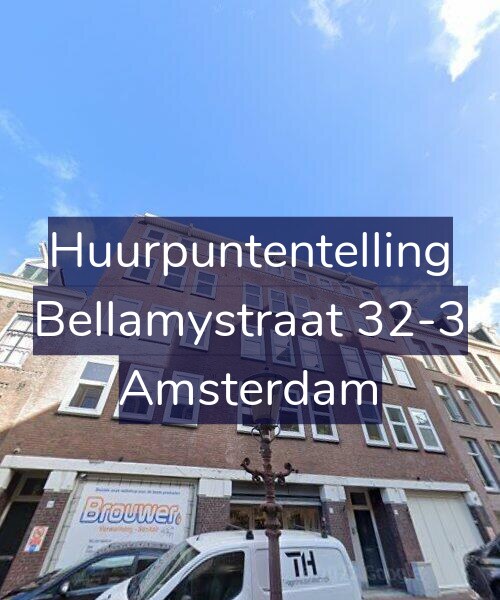 Foto gevel Huurpuntentelling voor Bellamystraat 32-3, Amsterdam