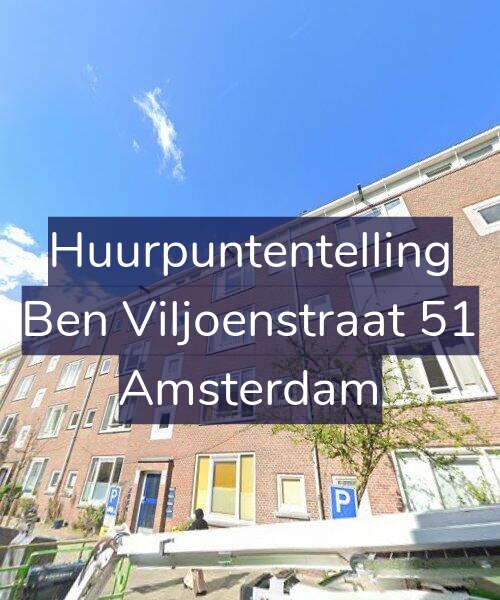 Foto gevel Huurpuntentelling voor Ben Viljoenstraat 51, Amsterdam