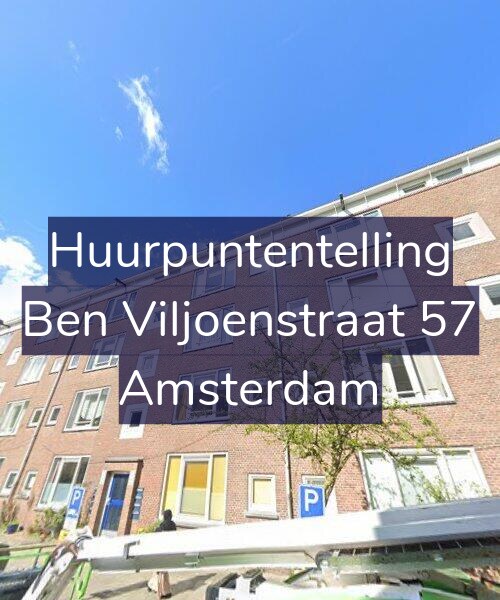 Foto gevel Huurpuntentelling voor Ben Viljoenstraat 57, Amsterdam
