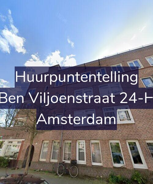 Foto gevel Huurpuntentelling voor Ben Viljoenstraat 24-H, Amsterdam