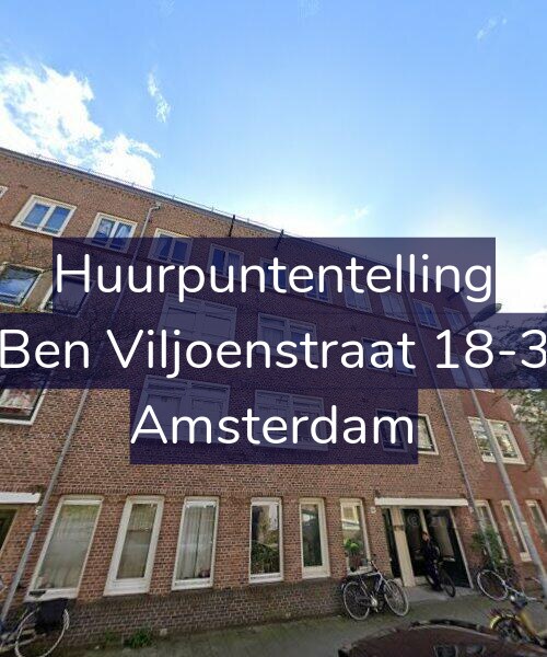Foto gevel Huurpuntentelling voor Ben Viljoenstraat 18-3, Amsterdam
