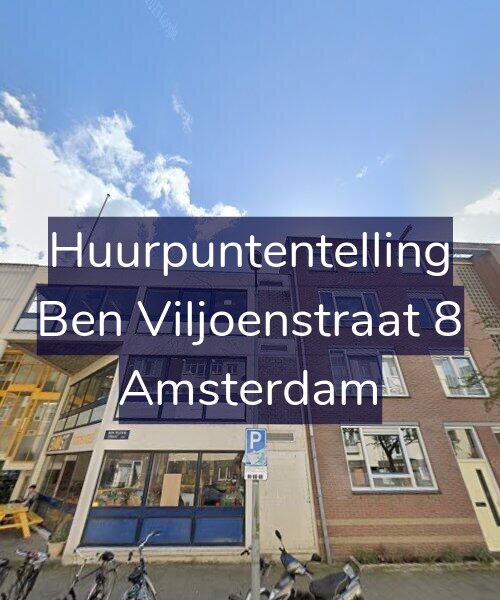 Foto gevel Huurpuntentelling voor Ben Viljoenstraat 8, Amsterdam