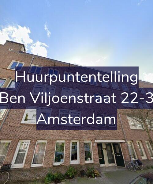 Foto gevel Huurpuntentelling voor Ben Viljoenstraat 22-3, Amsterdam