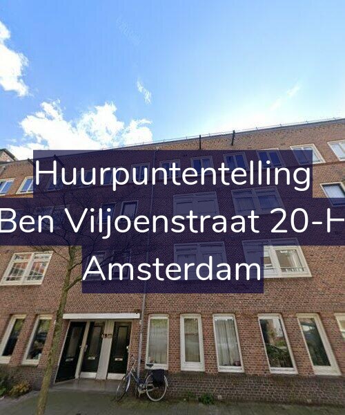 Foto gevel Huurpuntentelling voor Ben Viljoenstraat 20-H, Amsterdam