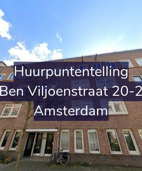 Foto gevel Huurpuntentelling voor Ben Viljoenstraat 20-2, Amsterdam
