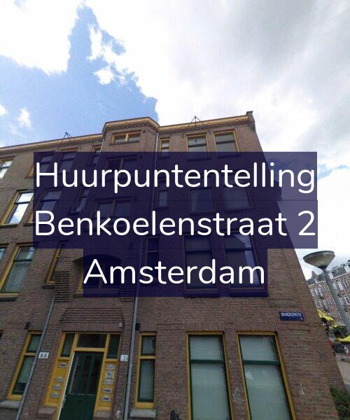 Foto gevel Huurpuntentelling voor Benkoelenstraat 2, Amsterdam
