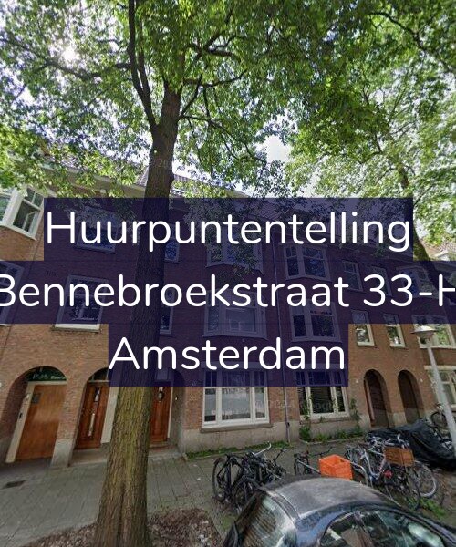Foto gevel Huurpuntentelling voor Bennebroekstraat 33-H, Amsterdam