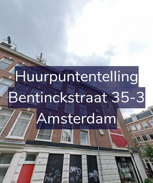 Foto gevel Huurpuntentelling voor Bentinckstraat 35-3, Amsterdam