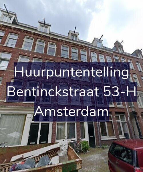 Foto gevel Huurpuntentelling voor Bentinckstraat 53-H, Amsterdam