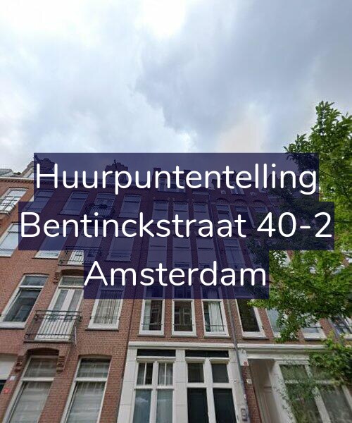 Foto gevel Huurpuntentelling voor Bentinckstraat 40-2, Amsterdam