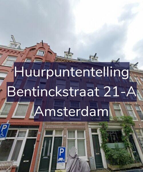 Foto gevel Huurpuntentelling voor Bentinckstraat 21-A, Amsterdam