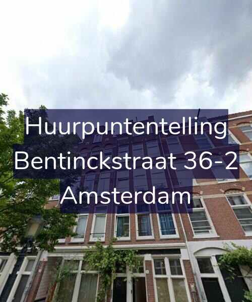 Foto gevel Huurpuntentelling voor Bentinckstraat 36-2, Amsterdam