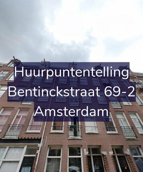 Foto gevel Huurpuntentelling voor Bentinckstraat 69-2, Amsterdam