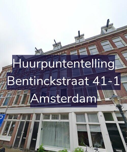 Foto gevel Huurpuntentelling voor Bentinckstraat 41-1, Amsterdam