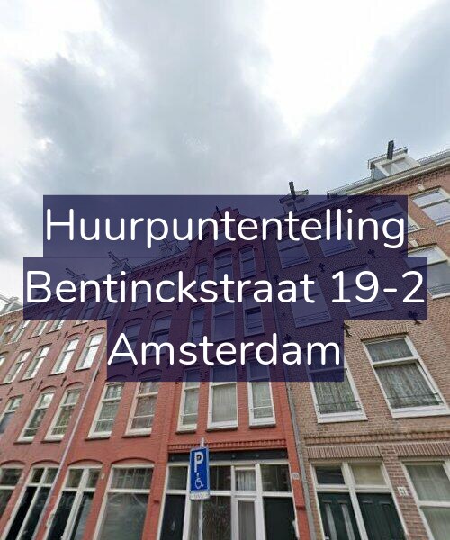 Foto gevel Huurpuntentelling voor Bentinckstraat 19-2, Amsterdam